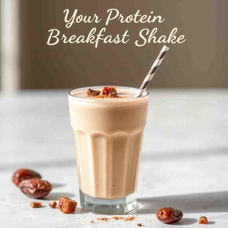 Healthy Date Milkshake - Your Protein Breakfast Shake